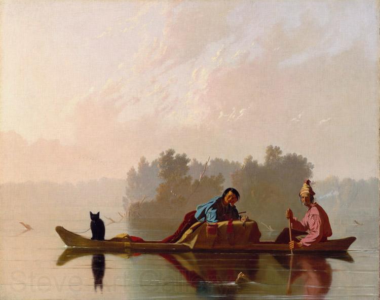 George Caleb Bingham Fur Traders Descending the Missouri (mk09) Germany oil painting art
